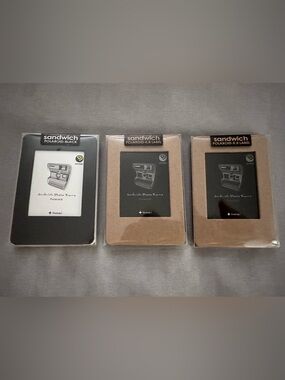 Polaroid Photo Frame Set in Black and Kraft Brown